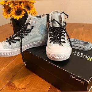 Chuck Taylor II Weather Proof Polar Blue Hightops Size 8.5